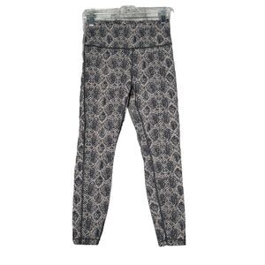 Athleta Pants Women XS Gray Snakeprint Ultimate 7/8 Tight Workout Gym Athleisure